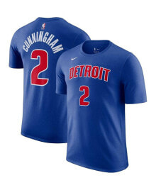 Nike men's Cade Cunningham Blue Detroit Pistons Icon 2022/23 Name and Number Performance T-shirt