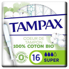 TAMPAX Organic Super 16 Units Tampons