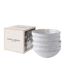 Laura Ashley artisan Set of 4 bowls, Service for 4