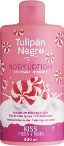 Körperlotion Erdbeer-Sahne-Kuss - Tulipan Negro Kiss Strawberry & Cream Body Lotion