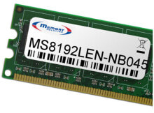 Модули памяти (RAM) memory Solution MS8192LEN-NB045 модуль памяти 8 GB