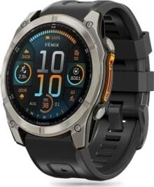 Tech-Protect TECH-PROTECT SILICONE GARMIN FENIX 5X / 5X PLUS / 6X / 6X PRO / 7X / 8 (51 MM) BLACK