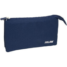 Holdall Milan 1918 5 compartments Navy Blue 22 x 12 x 4 cm