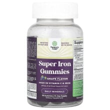 Super Iron Gummies, Grape, 30 Gummies