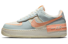 Nike Air Force 1 Low Shadow 耐磨防滑 低帮 板鞋 女款 淡蓝粉 / Кроссовки Nike Air Force 1 Low Shadow CU8591-104