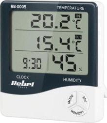 Mechanical weather stations, thermometers and barometers