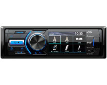 JVC KD-X561DBT автомобильный медиа-ресивер Черный, Синий 180 W Bluetooth