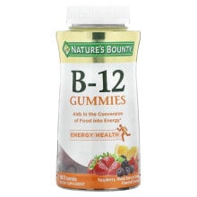 B-12 Gummies, Raspberry, Mixed Berry & Orange, 160 Gummies