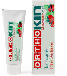 Orthodontische Kinderzahnpasta für Zahnspangen mit Erdbeer- und Minzgeschmack - Kin Ortho Strawberry Mint Toothpaste