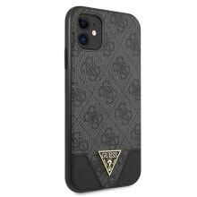 GUESS Guhcn61Pu4Ghbk iPhone 11 6.1XR 4G Triangle Collection phone case