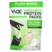 Vade Nutrition, Пакетики с растворимым белком, 100% заменитель растительной пищи, ваниль, 602 г (1,33 фунта)