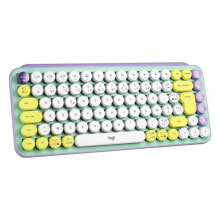 Клавиатуры logitech POP Keys Mechanische kabellose Tastatur mit anpassbaren Emoji-Tasten, Bluetooth oder USB, langlebiges, kompaktes Design  Mint