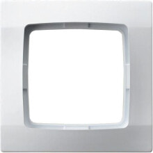 Умные розетки, выключатели и рамки Ospel Karo single frame, white (R-1S / 00)