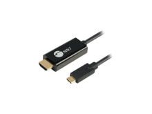 SIIG CB-TC0J11-S1 6.56 ft. (2.0 m) Black USB-C to HDMI 2.0 Active Cable - 4K 60H