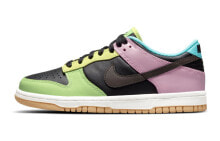 Nike Dunk Low SE Free.99 反转多彩拼接 不对称鸳鸯 低帮 板鞋 GS 黑蓝绿 / Кроссовки Nike Dunk Low SE Free.99 GS CZ2496-001