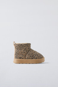 Animal print boots