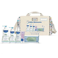 LITTLE MOMENTS STROLLING BAG WITH DOTS LOT 6 pz