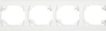 Розетки, выключатели и рамки Karlik TREND Quadruple horizontal frame, white RH-4