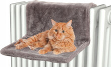 Лежаки, домики и спальные места для кошек Zolux Hamak na kaloryfer dla kota szary