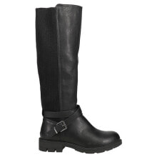 Купить черные женские высокие ботинки Corkys: Corkys Hayride Round Toe Riding Womens Black Casual Boots 81-0008-001