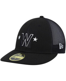 New Era men's Black Washington Nationals 2022 Batting Practice Team Low Profile 59FIFTY Fitted Hat