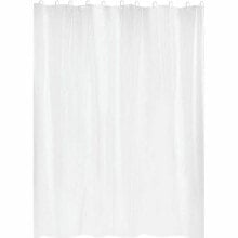 Shower Curtain Gelco White PVC PEVA 180 x 200 cm
