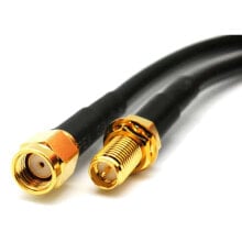 EUROCONNEX 0710-3 R/P SMA Male To Female Connector 3 m