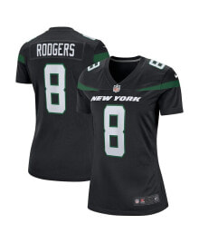 Nike women's Aaron Rodgers Black New York Jets Game Jersey