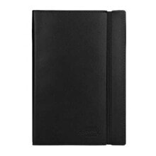 LIDERPAPEL A6 imitation leather notebook 120 sheets 70g/m2 horizontal without margin