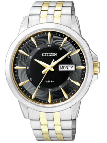 Мужские наручные часы с браслетом мужские наручные часы с серебряным браслетом Citizen BF2018-52EE Sport Mens 41mm 5 ATM