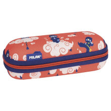 MILAN Semi Rigid Oval Pencil Case Ninjutsu Special Series