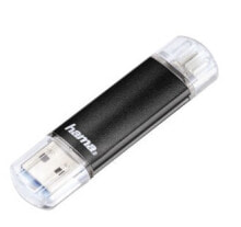 Hama Laeta Twin, 32GB USB флеш накопитель USB Type-A / Micro-USB 3.2 Gen 1 (3.1 Gen 1) Черный 00123999