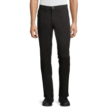 Купить мужские брюки George: George Pants Mens 36x30 Black Straight Leg Casual Wear Athletic Fit Chino Pants