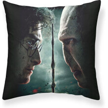 PLAY FABRICS Harry Vs Vs Vsdemort Cushion Cover At 50x50 cm Harry Potter купить онлайн