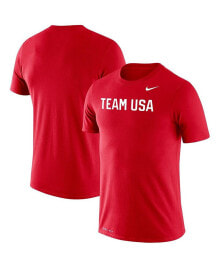 Nike men's Red Team USA Legend Performance T-shirt