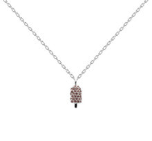 Ювелирные колье Silver necklace for mother and daughter POPSICLE DREAM Silver CO02-235-U (chain, pendant)