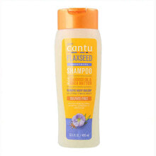 Шампуни для волос cantu Flaxseed Smoothing Shampoo Разглаживающий шампунь с экстрактом льняного семени 400 мл