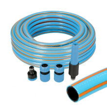 Hose with accessories kit EDM Blue 5/8