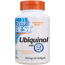 Коэнзим Q10 Doctor's Best Ubiquinol with Kaneka's QH Убихинол 100 мг 60 мягких таблеток