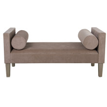 Foot-of-bed Bench Alexandra House Living Cream Wood 113 x 52 x 53 cm