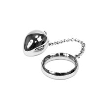 Эрекционное кольцо BONDAGE PLAY Donut ring with anal egg-Ø 40 MM