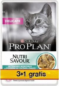 PURINA NESTLE Purina Pro Plan Delicate Ryba 85g 3+1