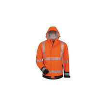 Elysee Warnschutz-Softshelljacke Lukas Größe XXL orange/schwarz