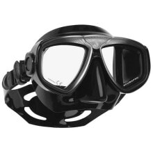 Masks and snorkels for scuba diving