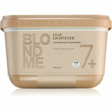 Schwarzkopf Blondme Bond Enforcing Premium Clay Осветляющая, разглаживающая и питающая пудра с глиной обеспечивает осветление до 7 оттенков 350 мл