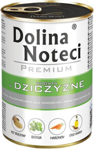 Купить влажные корма для собак Dolina Noteci: Dolina Noteci Premium z dziczyzną 400g