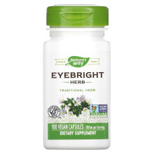 Витамины и БАДы для глаз Натурес Вэй, очанка лекарственная, 430 мг, 100 веганских капсул