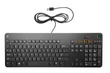 Клавиатуры HP K8P74AA клавиатура USB Черный