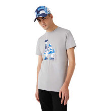Мужские спортивные футболки мужская спортивная футболка серая с принтом NEW ERA MLB Camo Los Angeles Dodgers Short Sleeve T-Shirt