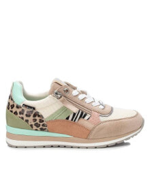 Women's Casual Sneakers By 17054304 Beige With Multicolor Accent